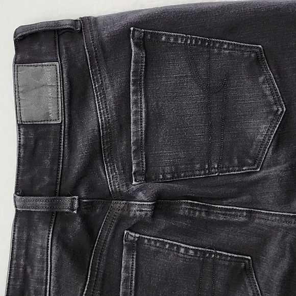American Eagle Womens The Dream Jean Hi-Rise Jegging Black Denim Size 0 Short - Picture 10 of 15